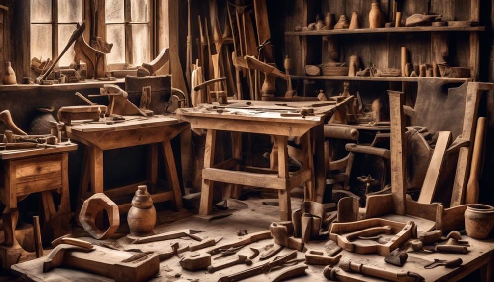 origin of creating handmade furniture